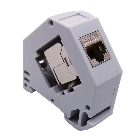 Dg Sb Din Rail Mount Outlet Rj Keystone Jack Frame For Stp Utp Cat