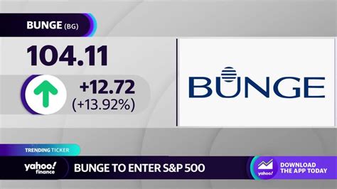 bunge stock surges   sp  debut