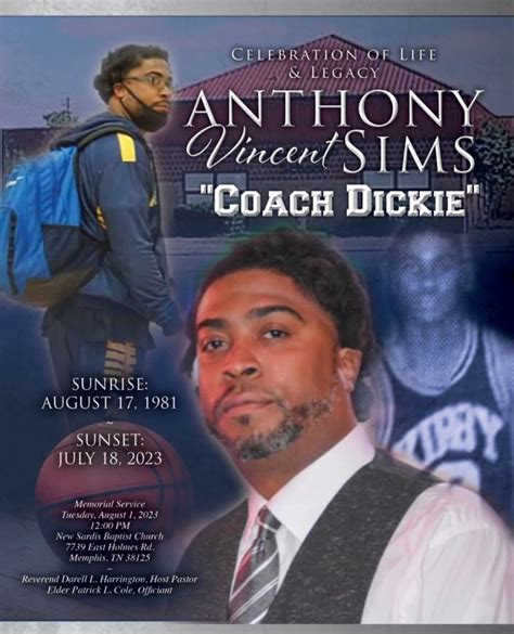 Charles Sims Jr On Linkedin Funeral Announcement For My Son Coach