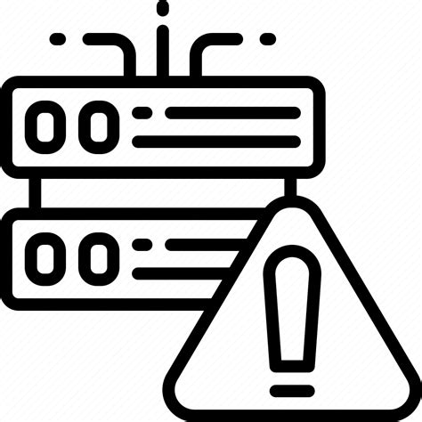 Server Warning Problem Network Alert Icon Download On Iconfinder