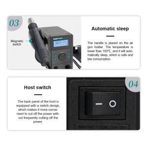 Quick D In Soldering Iron Hot Air Gun Lead Free Smart Digital Display Rework Station