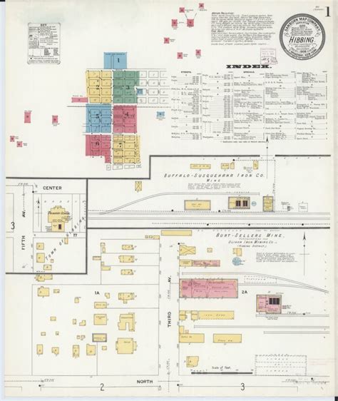 Image 1 Of Sanborn Fire Insurance Map From Hibbing Saint Louis County