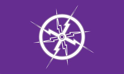 Flag of the Futurist Union, a state created by the Futurist Revolution