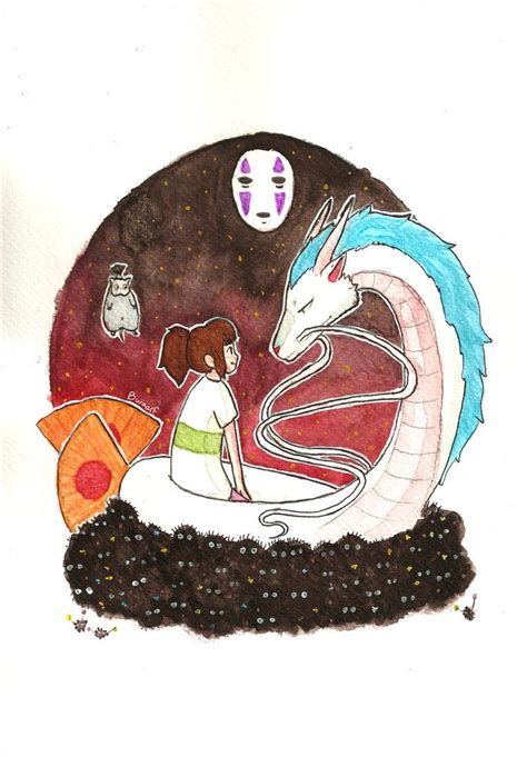 Spirited Away Ghibli Watercolors 2 Spirited Away Watercolor Ghibli