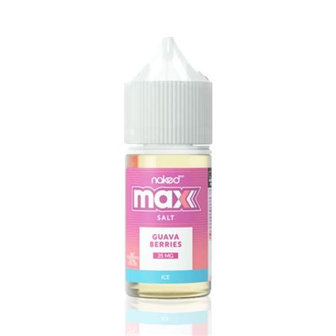 Líq Naked 100 Salt Guava Berries Ice Fresh e Intenso