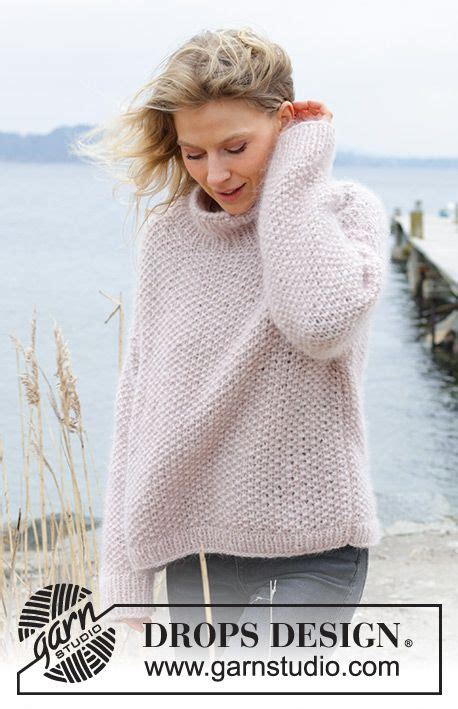 Dandelion Wish Sweater DROPS 243 16 Free Knitting Pattern