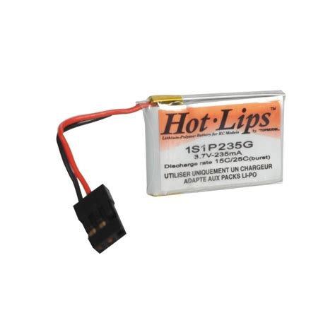 RC Aircraft Propulsion Batteries HOT LIPS Lipo S V MAh Battery JR Plug FLASH RC