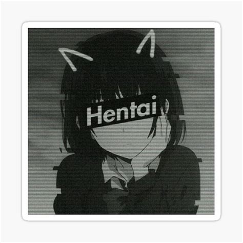 Hentai Kawaii Girl Sticker For Sale By Simouser Redbubble