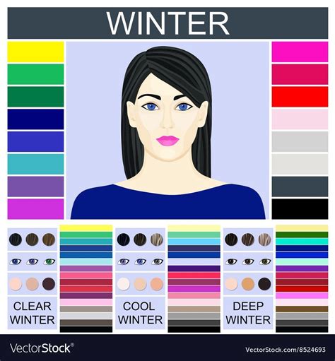 True Winter Color Palette Makeup And True Winter Color Palette True