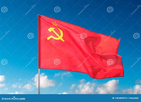 The Ussr Flag, State Flag of the Union of Soviet Socialist Republics ...