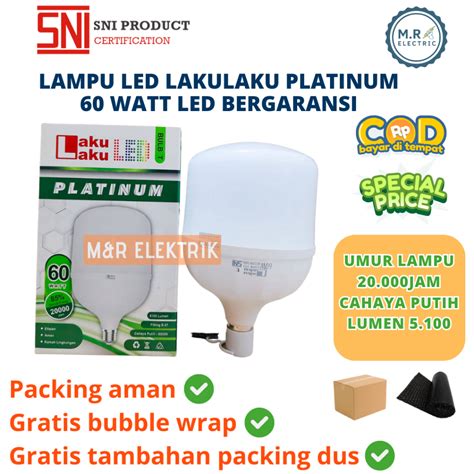 Jual Lampu Led T Bulb Kapsul Laku Laku Platinum Watt Murah