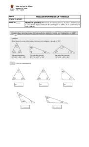 M Semana Actividad Geometr A Ngulos Interiores De Un Tri Ngulo