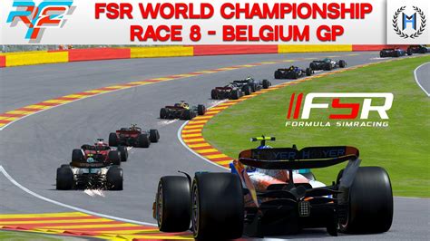 RFactor 2 Formula SimRacing World Championship Race 8 Belgium Grand