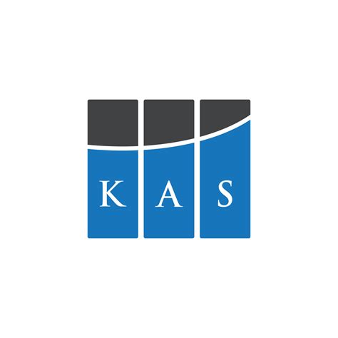 Kas Letter Logo Design On White Background Kas Creative Initials