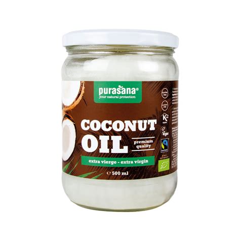 Extra Virgin Coconut Oil Purasana Coco Extra Virgin Coconut Oil 500