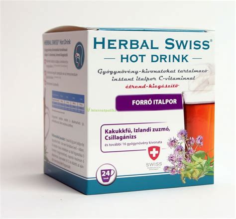 Herbal Swiss Hot Drink Instant Italpor Db Eg Szs Gbol