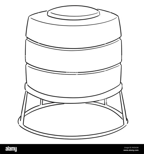 Vector Of Water Storage Tank Stock Vector Image And Art Alamy