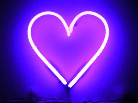 100 Neon Heart Wallpapers