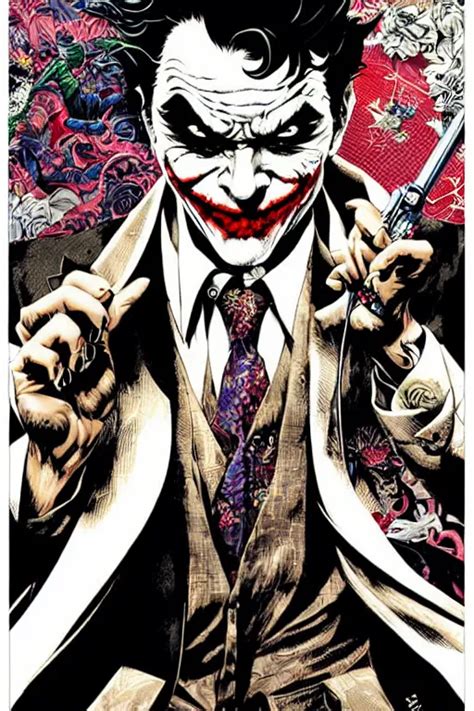 Poster Of Joker As A Yakuza Gangster By Yoichi Stable Diffusion