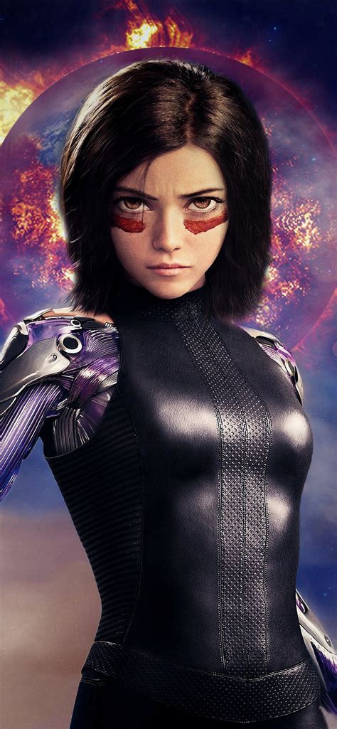 4k alita battle angel iPhone SE Wallpapers Free Download