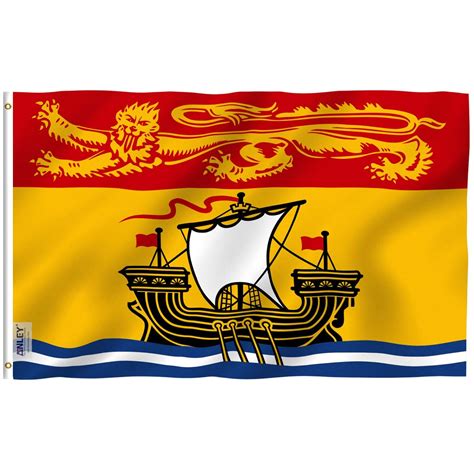 ANLEY Fly Breeze 3x5 Foot New Brunswick Flag - Vivid Color and UV Fade