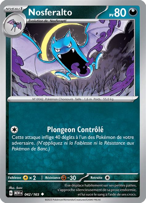 Nosferalto Écarlate et Violet 151 042 Poképédia