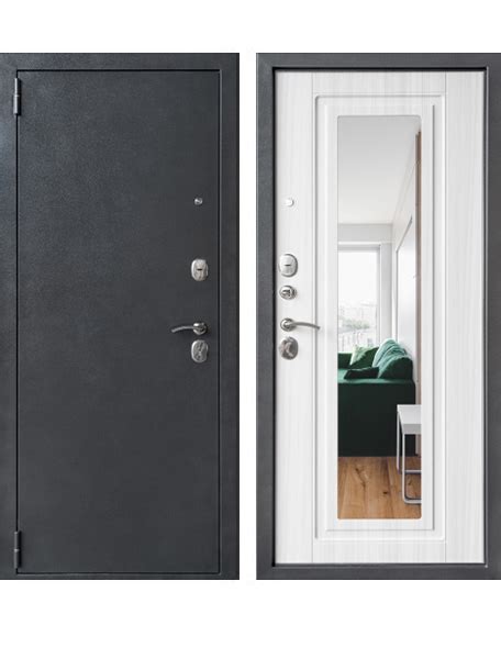 Входная дверь Дверной Континент - 70 Зеркало · купить в Санкт ...