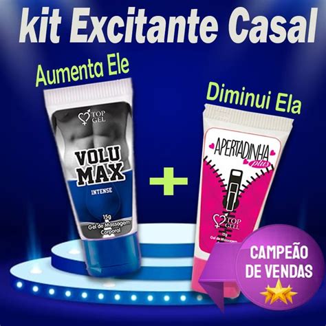 Kit Sex Shop 2 Em1 Volumax E Apertadinha Adultos Sexy Shop Produtos