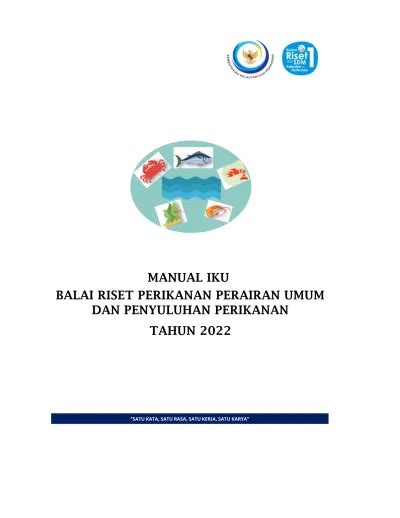 Manual Iku Balai Riset Perikanan Perairan Umum Dan Penyuluhan Perikanan