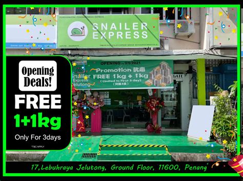 snailer express jelutong opening snailer malaysia facebook