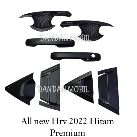 Jual Paket Outer Handle Pintu Dan Tank Cover All New Hrv Hitam