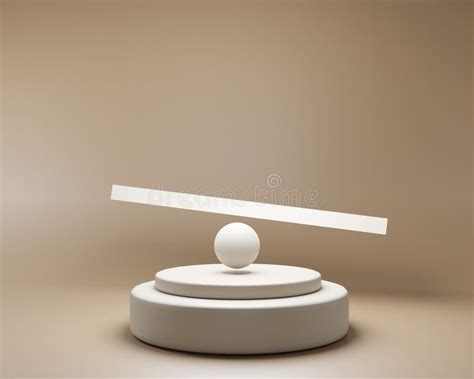 D Background Podium Display Natural Nude Beige Banner Backdrop With Light And Shadow Product