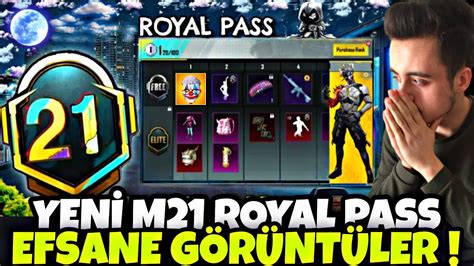 YENİ M21 ROYAL PASS EFSANE GÖRÜNTÜLER M21 RP 1 50 ÖDÜLLERİ M21