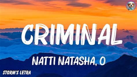 Natti Natasha Ozuna Criminal Letra Lyrics YouTube