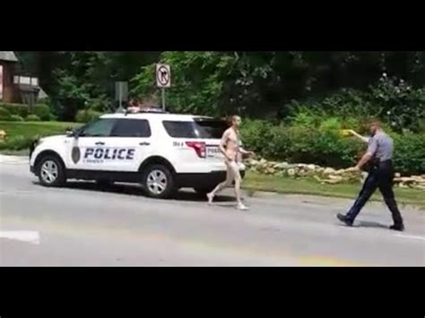 Naked Guy Gets Tased By Police In Lawrence Ks Shorts Youtube