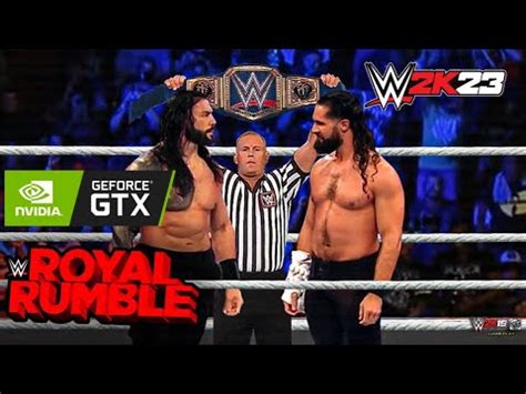 ROMAN REIGNS VS SETH FREAKING ROLLINS WWE 2K23 RYZEN 5660H GTX