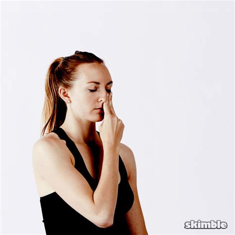 Alternate Nostril Breathing Exercise How To Workout Trainer By Skimble