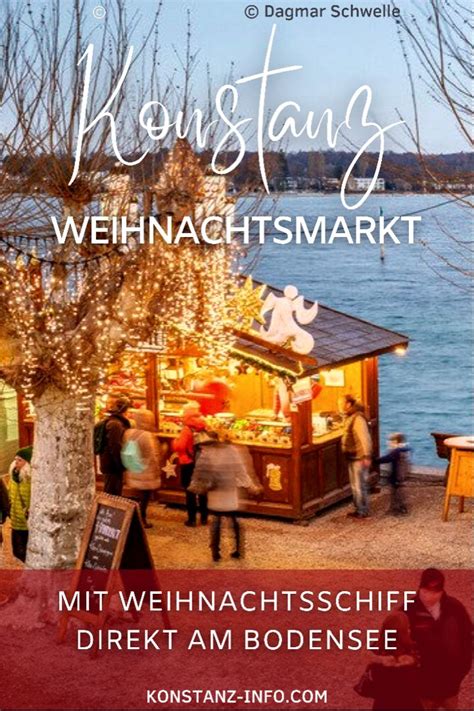 Weihnachtsmarkt In Konstanz Am Bodensee Mit Weihnachtsschiff Direkt Am