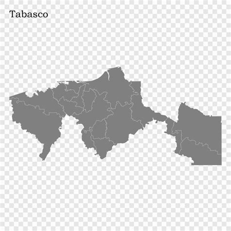 High Quality map is a state of Mexico 21982872 Vector Art at Vecteezy