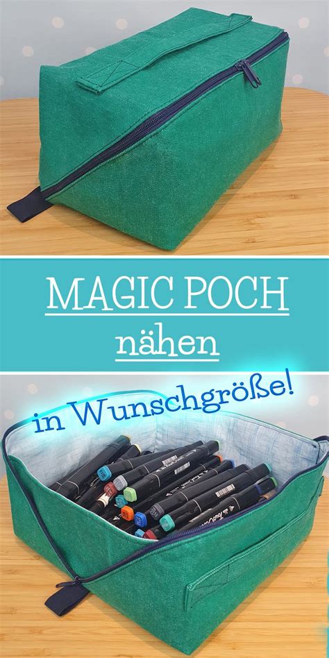 Magic Pouch N Hen In Wunschgr E Wide Open Pouch Diy N Hanleitung