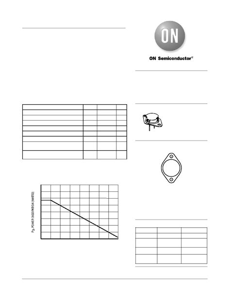 2N3055 datasheet(1/4 Pages) ONSEMI | Complementary Silicon Power ...