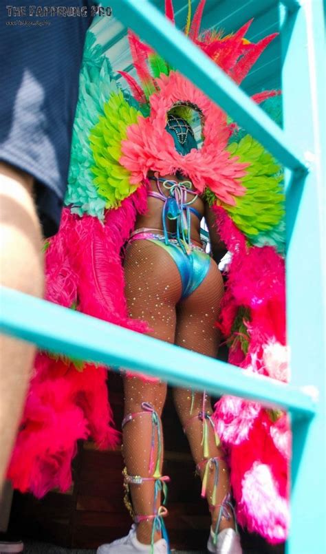 Rihanna Sexy In Carnival Look Expsoed Her Tits And Ass Photos The Fappening