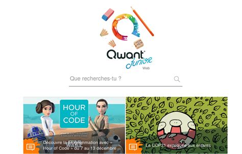 Qwant Junior Une Version Pour Enfants Du Moteur De Recherche