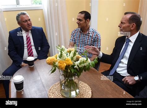 Australian Prime Minister Tony Abbott And Federal Treasurer Joe Hockey