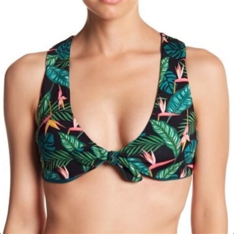 Dolce Vita Swim Dolce Vita Tropical Reversible Tie Bikini Top M