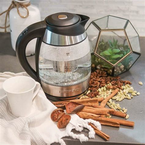 Electric Kettle With Temperature Control Glass Tea Maker