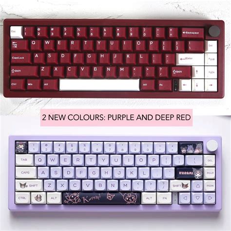 New Colours Gmk Custom Mechanical Keyboard Kit Rgb Hot Swappable Gasket Mounted