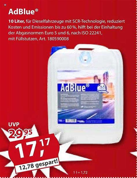 Adblue Angebot bei Sonderpreis Baumarkt - 1Prospekte.de