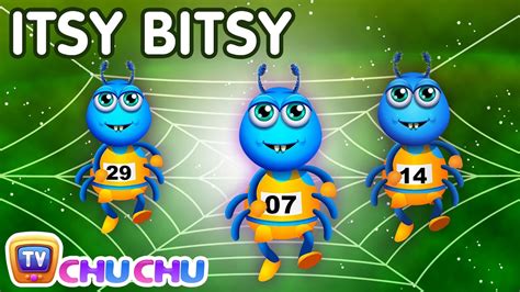 Itsy Bitsy Spider Nursery Rhyme With Lyrics Cartoon Animation Rhymes