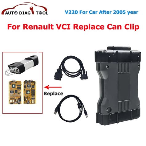 Multi Language V220 Vci For Renault Can Clip Diagnostic Programming